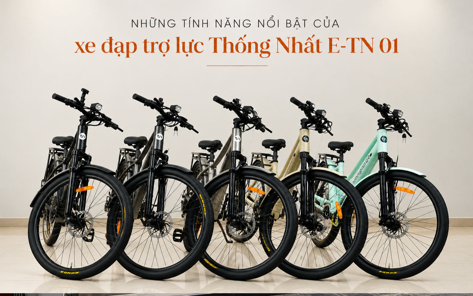 Những tính năng nổi bật của xe đạp trợ lực điện Thống Nhất E-TN 01