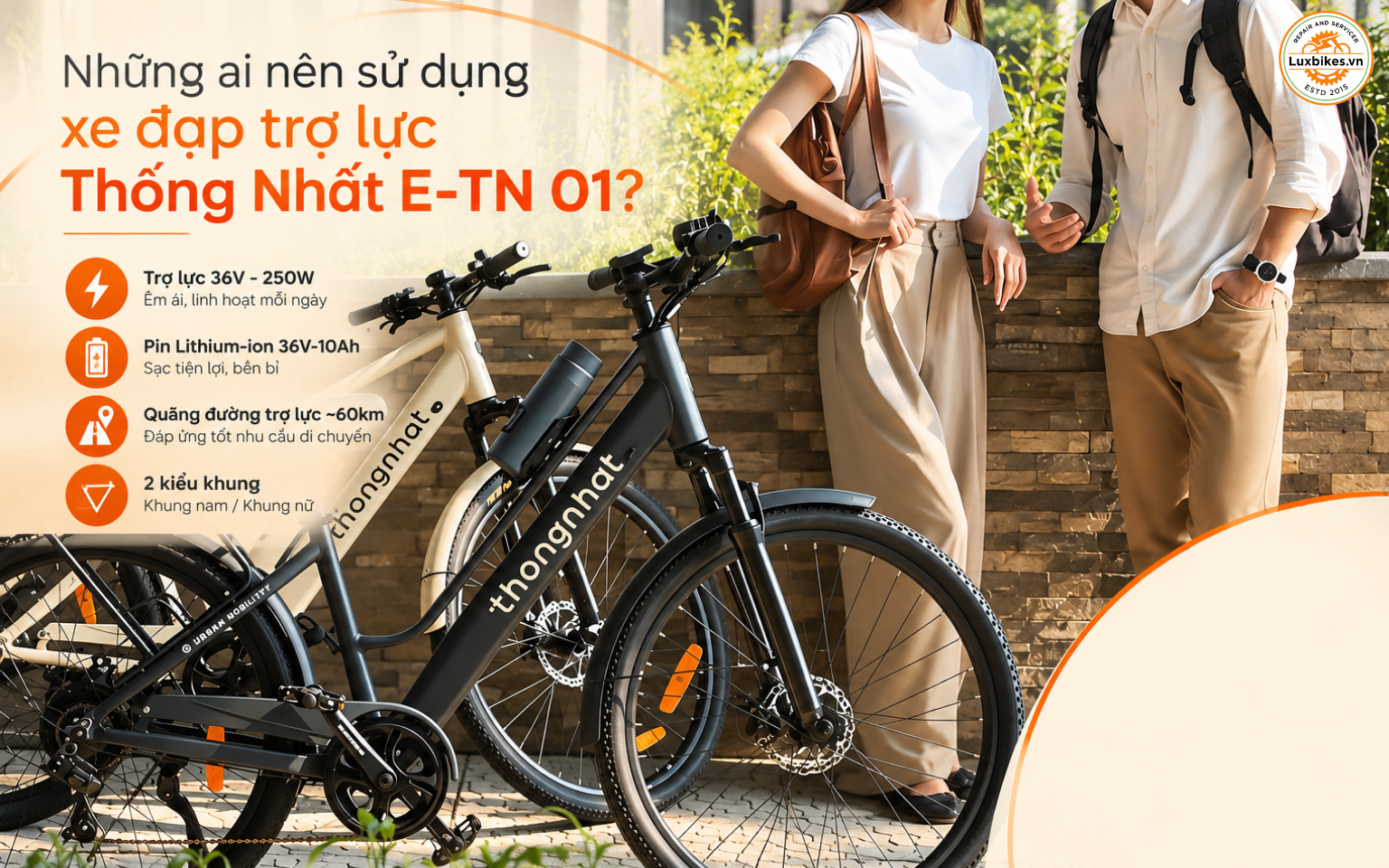 Những ai nên sử dụng xe đạp trợ lực điện Thống Nhất E-TN 01?