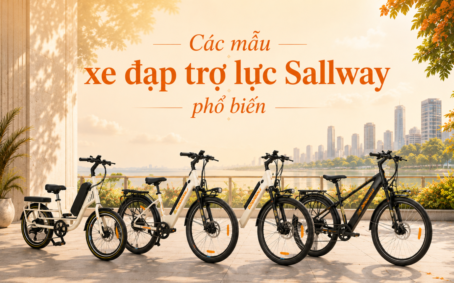 Các mẫu xe đạp trợ lực Sallway phổ biến