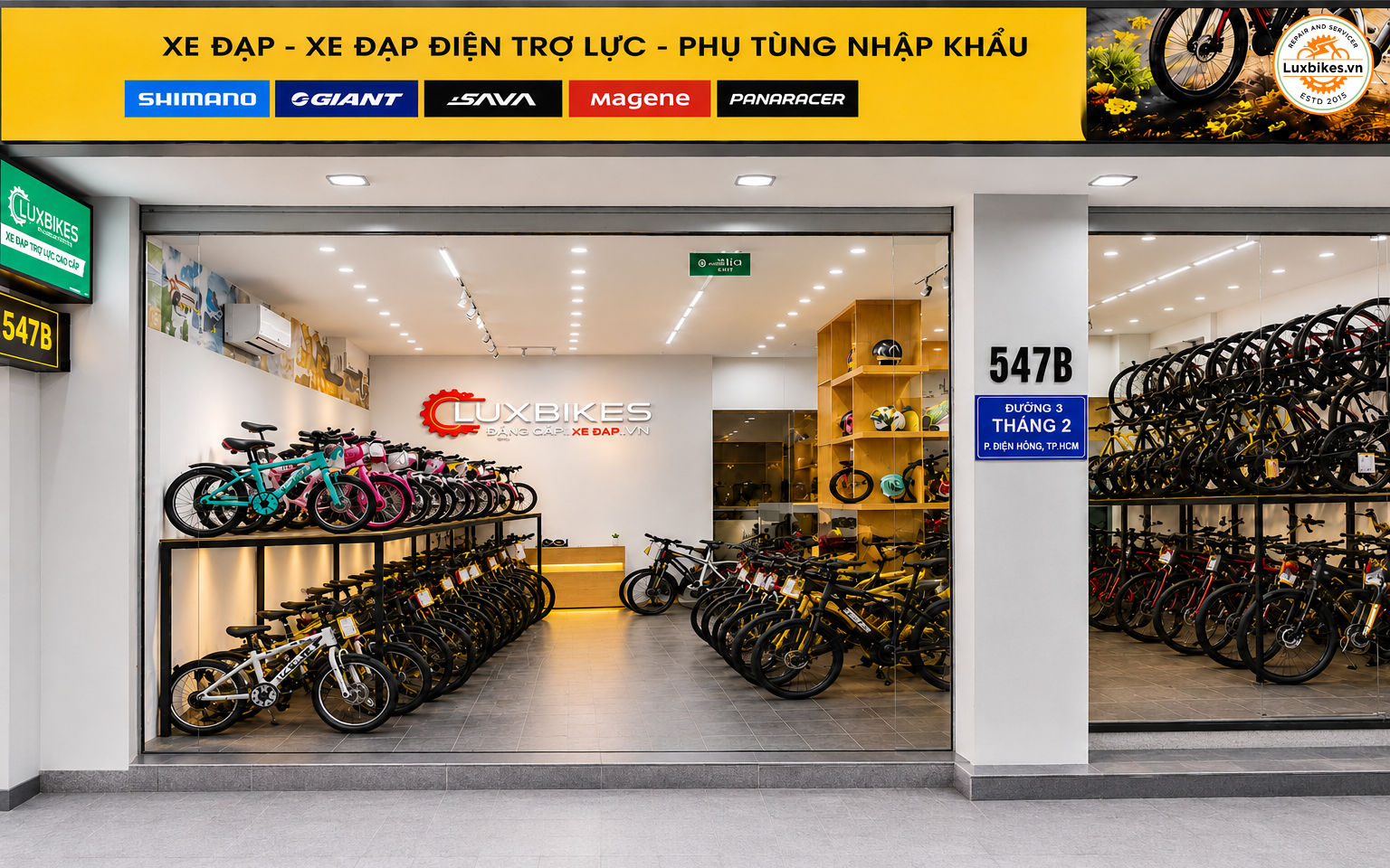 Cửa hàng xe đạp trợ lực học sinh chính hãng
