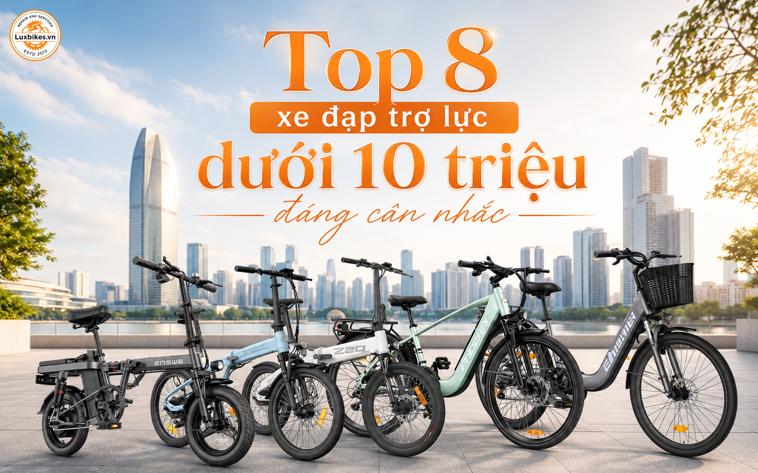 Top 8 xe đạp trợ lực dưới 10 triệu đáng cân nhắc