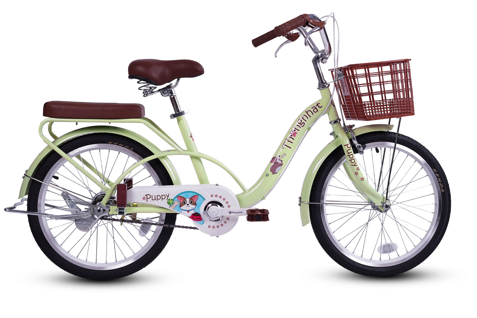 Xe Đạp Trẻ Em Thống Nhất Puppy 20inch 4 Puppy Xanh