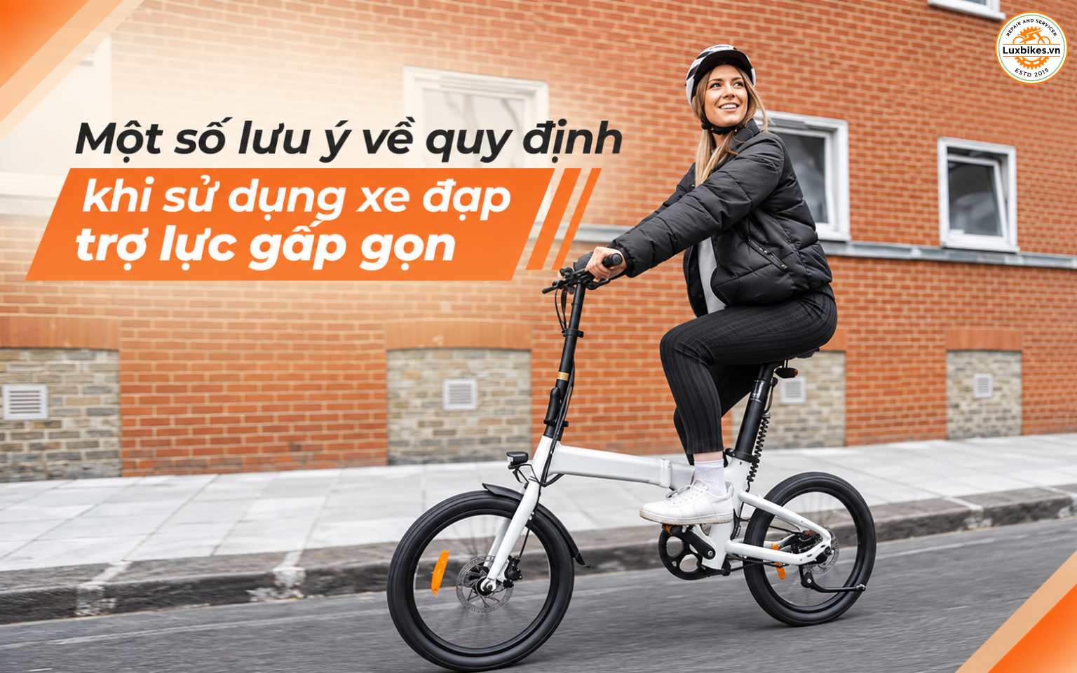 Một số lưu ý về quy định khi sử dụng xe đạp trợ lực gấp gọn