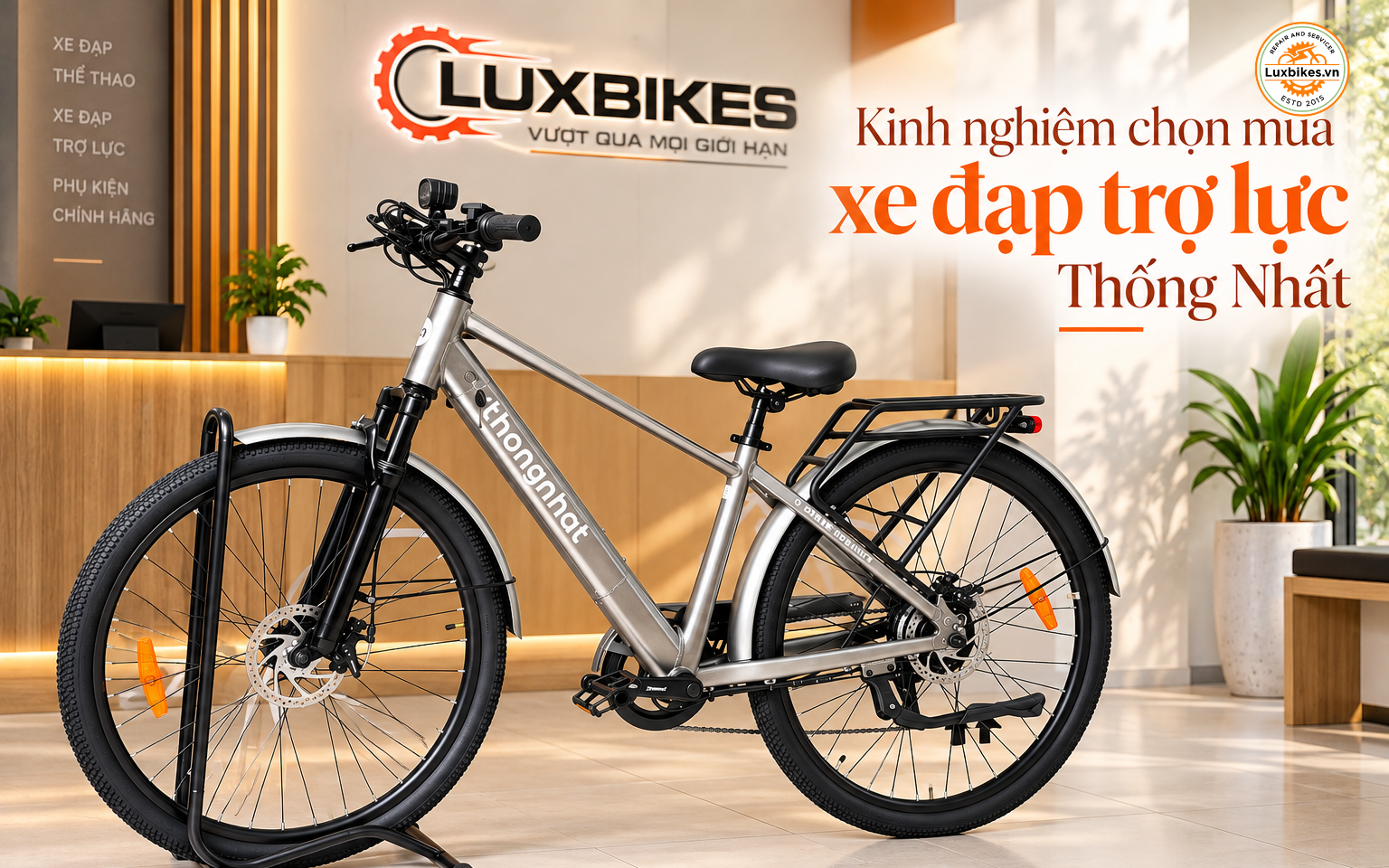 Kinh nghiệm chọn mua xe đạp trợ lực Thống Nhất
