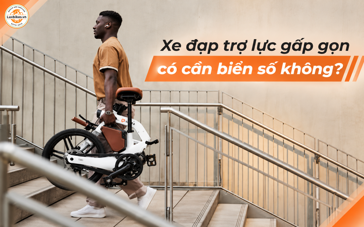 Xe đạp trợ lực gấp gọn có cần biển số không?