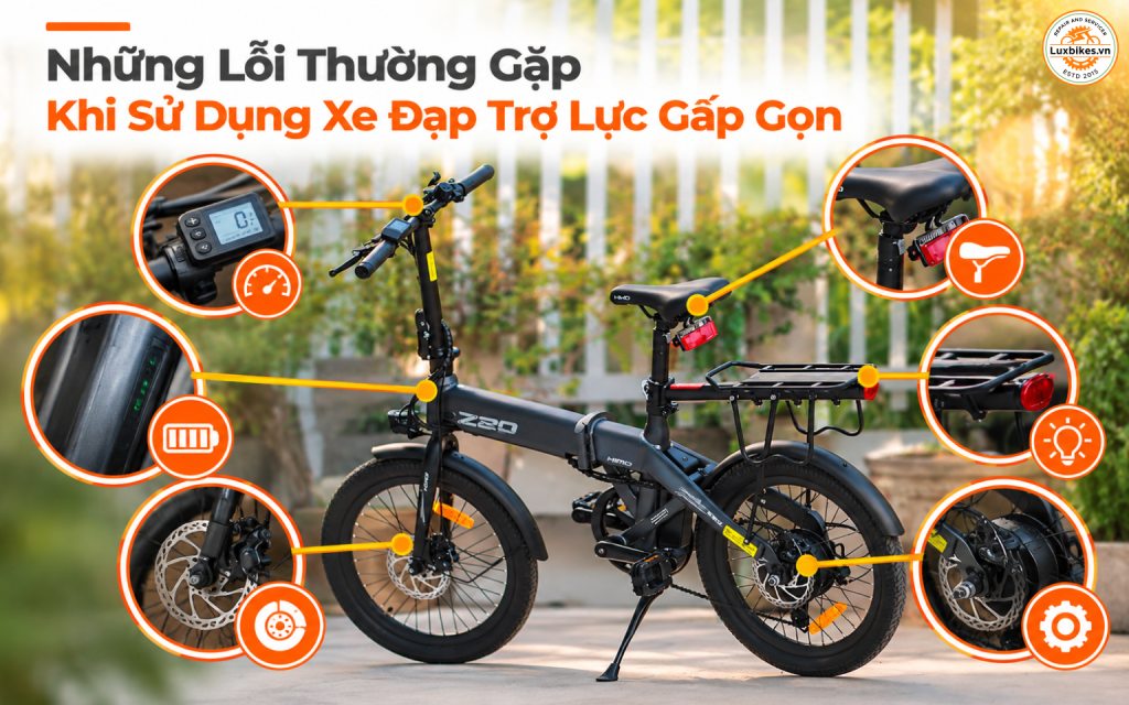 Những Lỗi Thường Gặp Khi Sử Dụng Xe Đạp Trợ Lực Gấp Gọn