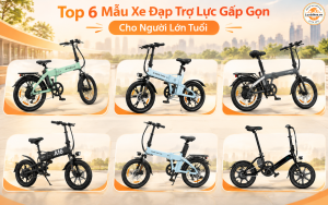 Top 6 Mẫu Xe Đạp Trợ Lực Gấp Gọn Cho Người Lớn Tuổi