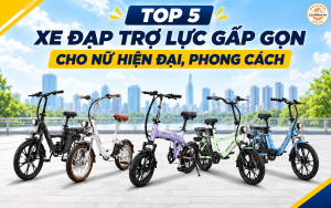 Top 5 Xe Đạp Trợ Lực Gấp Gọn Cho Nữ Hiện Đại, Phong Cách