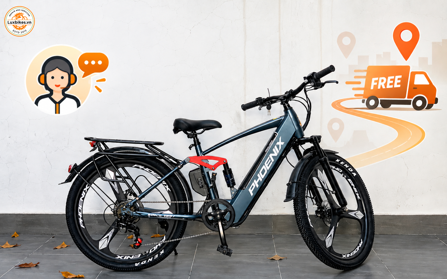 LuxBikes – Cửa hàng xe đạp trợ lực Phoenix chính hãng tại TP.HCM