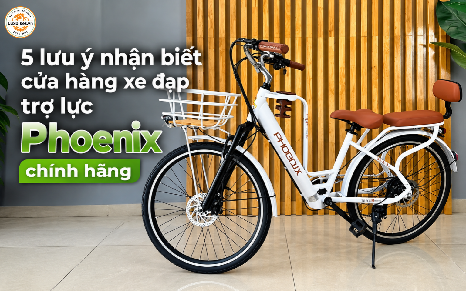 5 lưu ý nhận biết cửa hàng xe đạp trợ lực Phoenix chính hãng