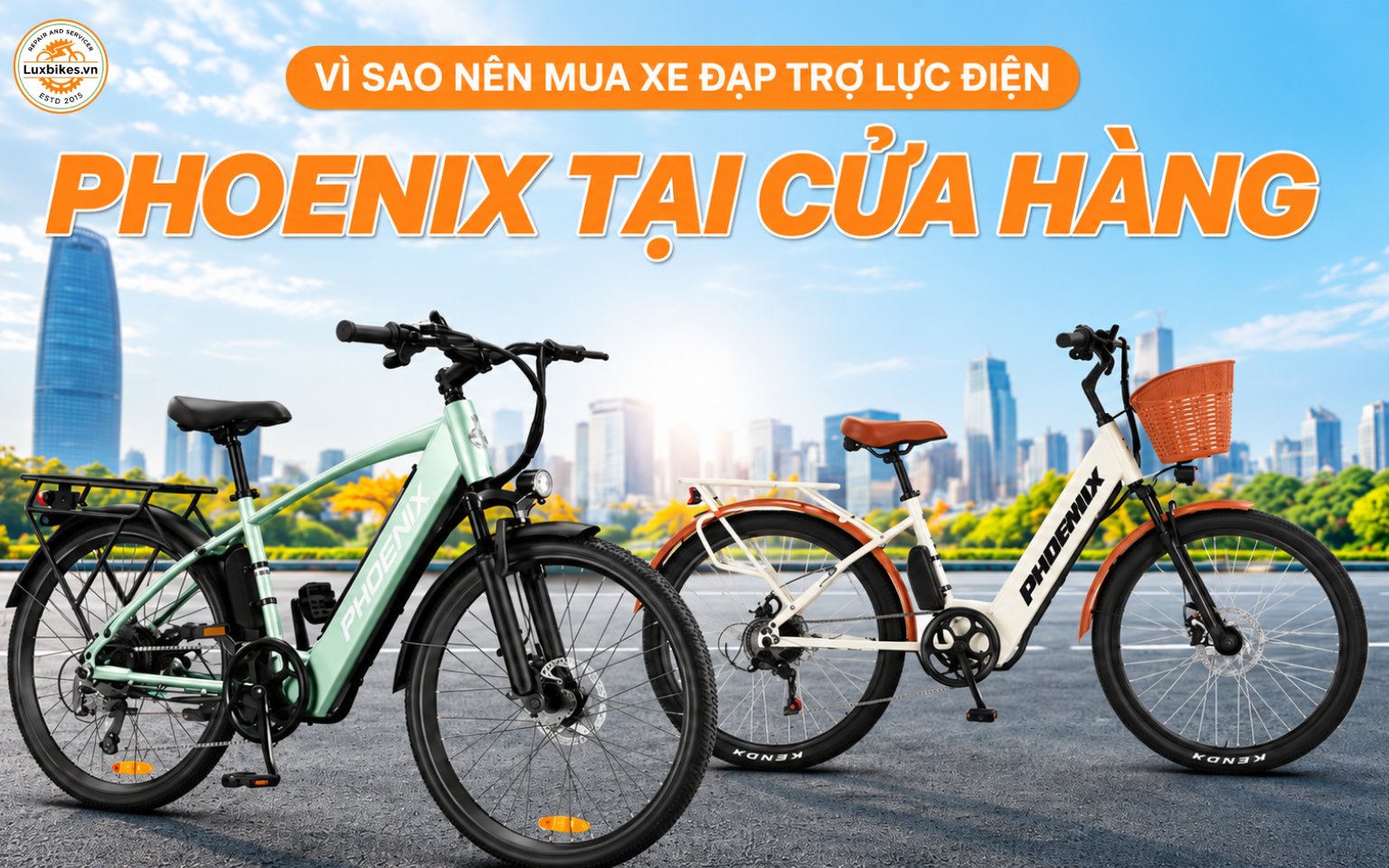 Vì sao nên mua xe đạp trợ lực điện Phoenix tại cửa hàng?